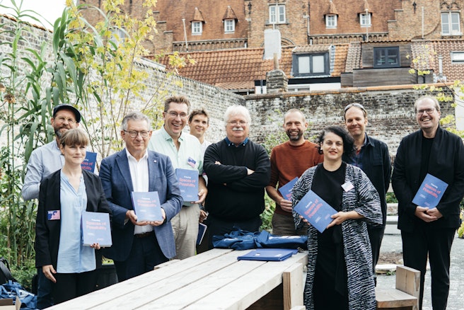 Persmoment Triënnale Brugge 2024